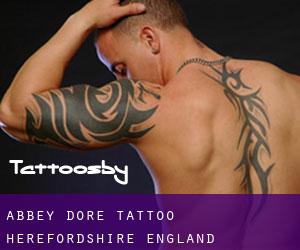 Abbey Dore tattoo (Herefordshire, England)