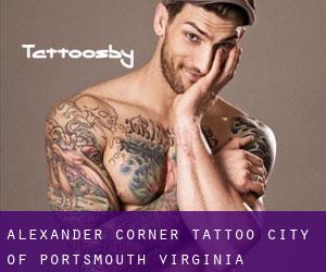 Alexander Corner tattoo (City of Portsmouth, Virginia)
