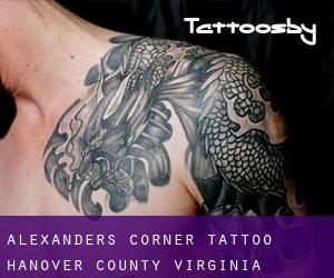 Alexanders Corner tattoo (Hanover County, Virginia)