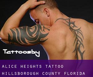 Alice Heights tattoo (Hillsborough County, Florida)