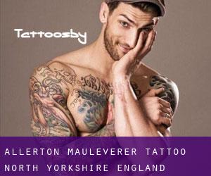Allerton Mauleverer tattoo (North Yorkshire, England)