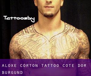 Aloxe-Corton tattoo (Cote d'Or, Burgund)