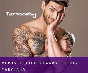 Alpha tattoo (Howard County, Maryland)