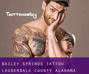 Bailey Springs tattoo (Lauderdale County, Alabama)