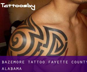 Bazemore tattoo (Fayette County, Alabama)