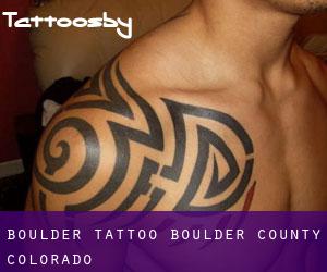 Boulder tattoo (Boulder County, Colorado)