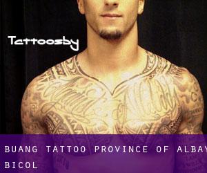 Buang tattoo (Province of Albay, Bicol)