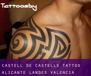 Castell de Castells tattoo (Alicante, Landes Valencia)