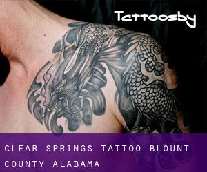Clear Springs tattoo (Blount County, Alabama)