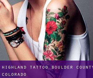 Highland tattoo (Boulder County, Colorado)